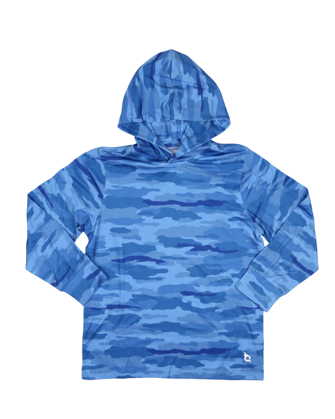 Classic Camo Blue Lightweight Performance Hoodie