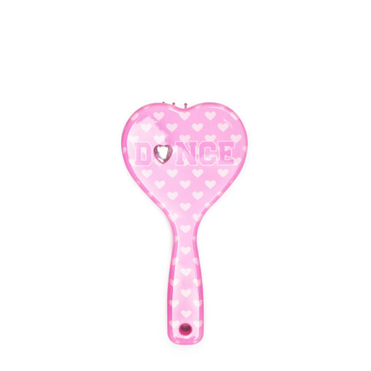'Dance' Heart-Shaped Hairbrush