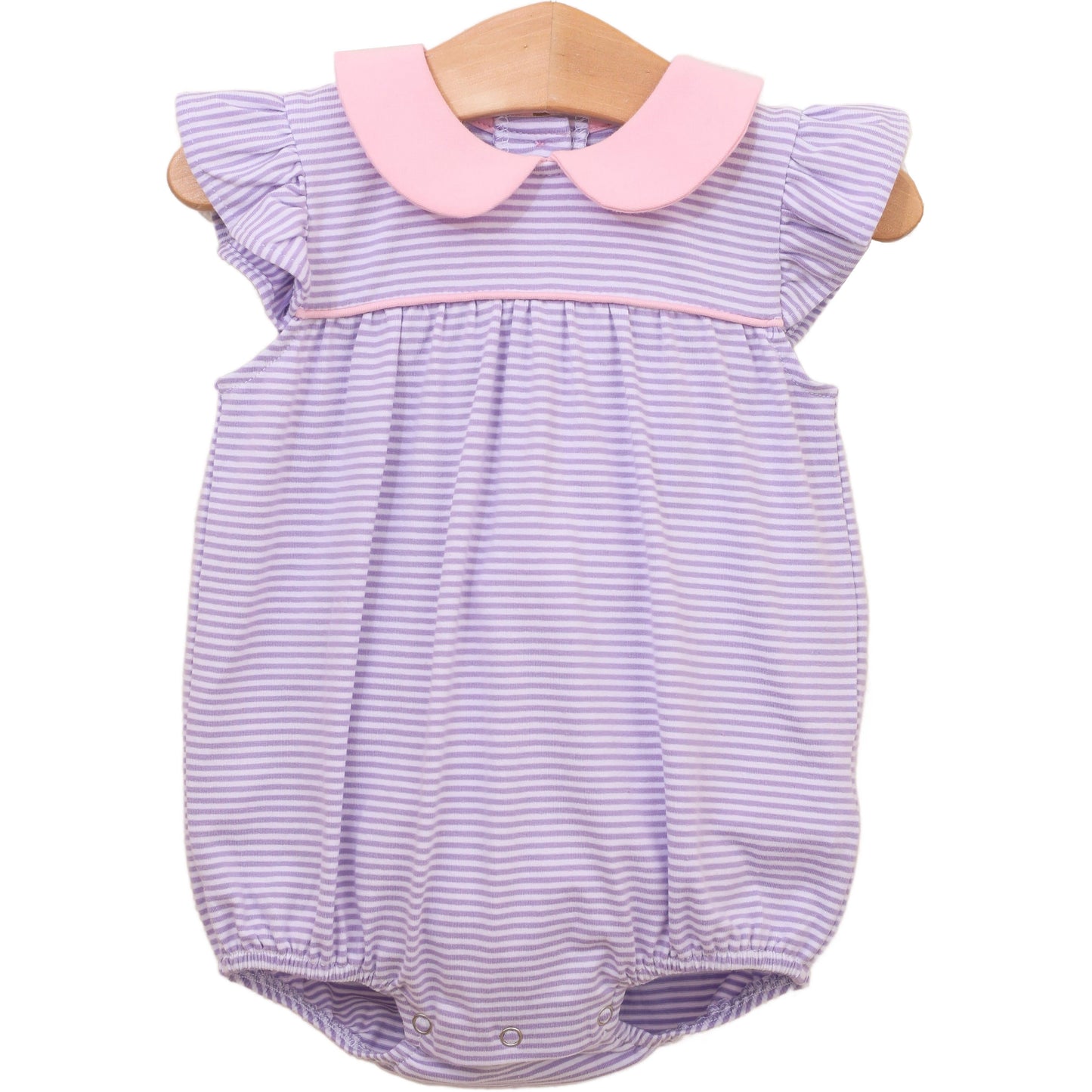 Genevieve Bubble- Lavender Stripe/Light Pink