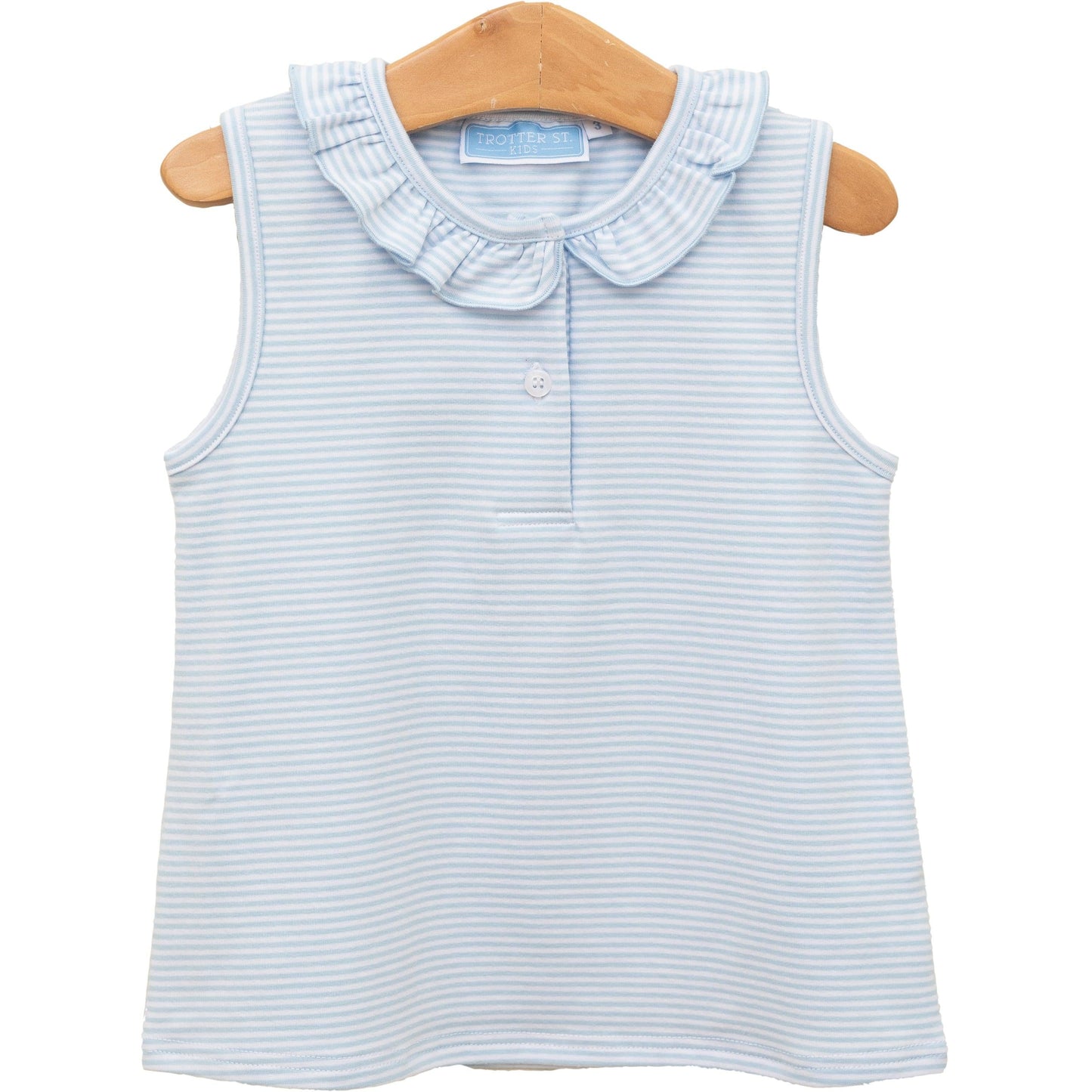 Nora Tank- Light Blue Stripe