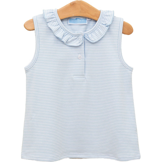 Nora Tank- Light Blue Stripe
