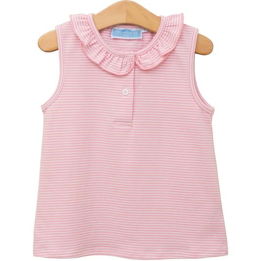 Nora Tank- Light Pink Stripe