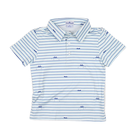 Gone Fishin' Polo Short Sleeve Shirt