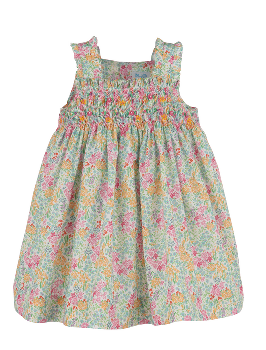 Garden Smock Dress, Pink