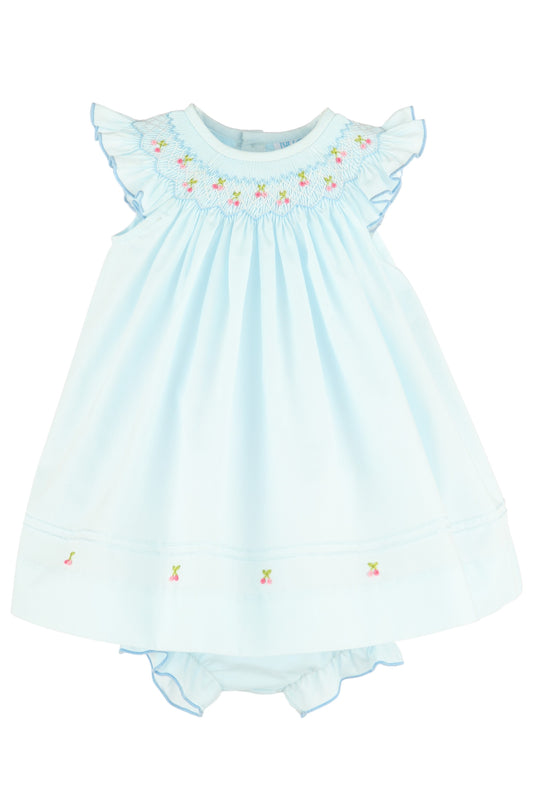 Cherries Smock Bishop Dress Set