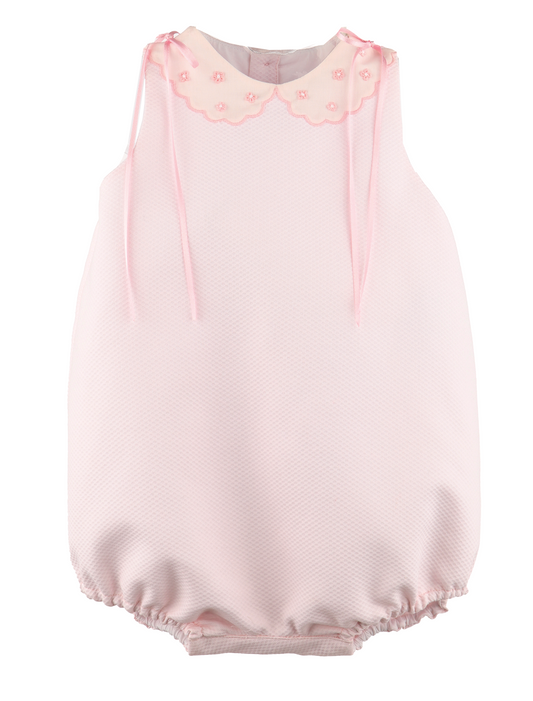 Pique Collar Bubble - Pink