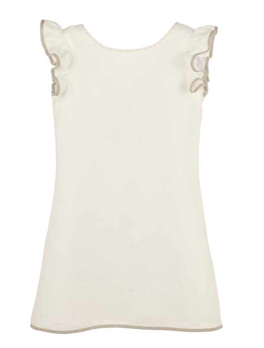 Lux Eyelet Dress, Ivory