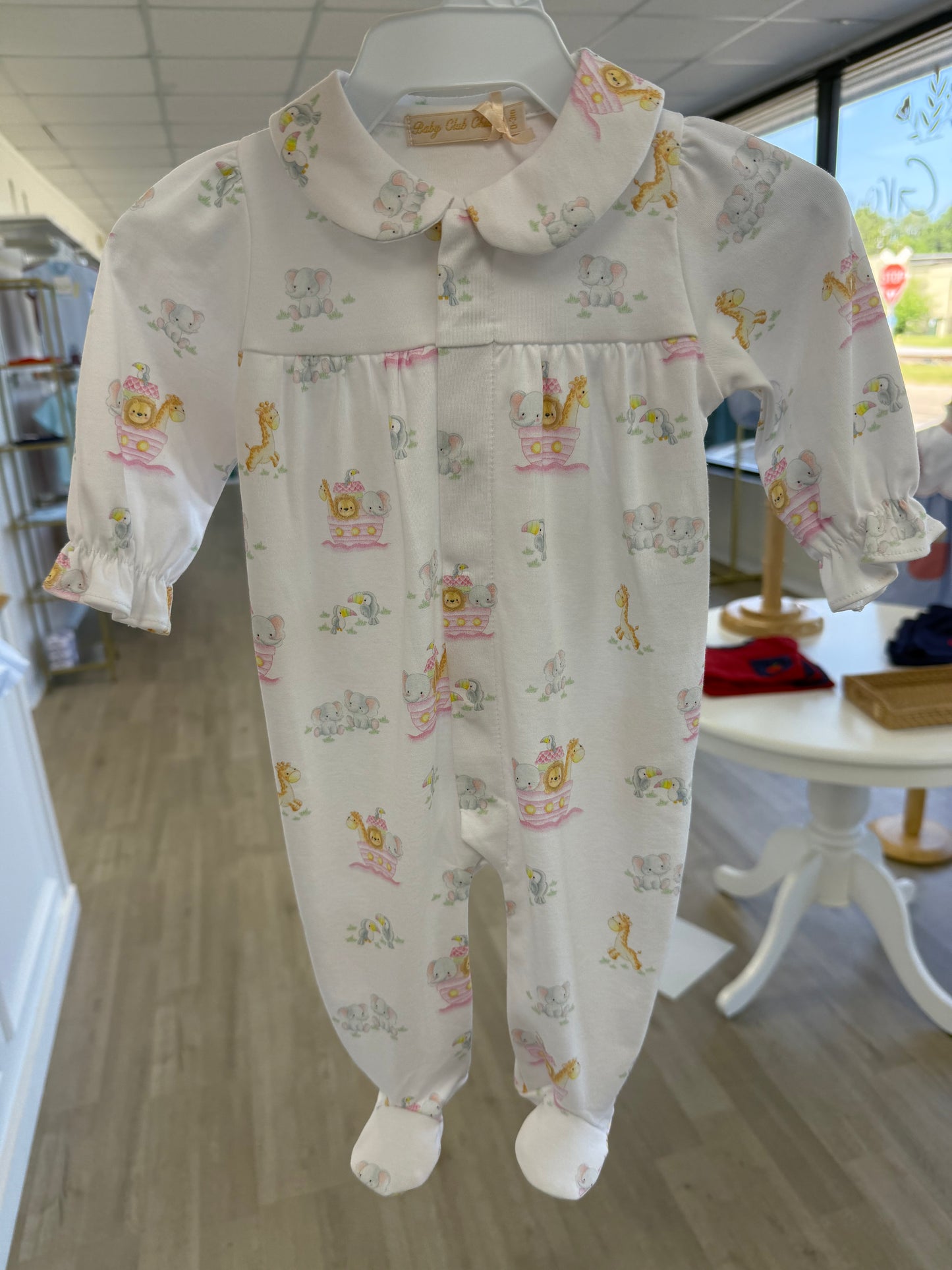 Pink Noah's Ark Footie
