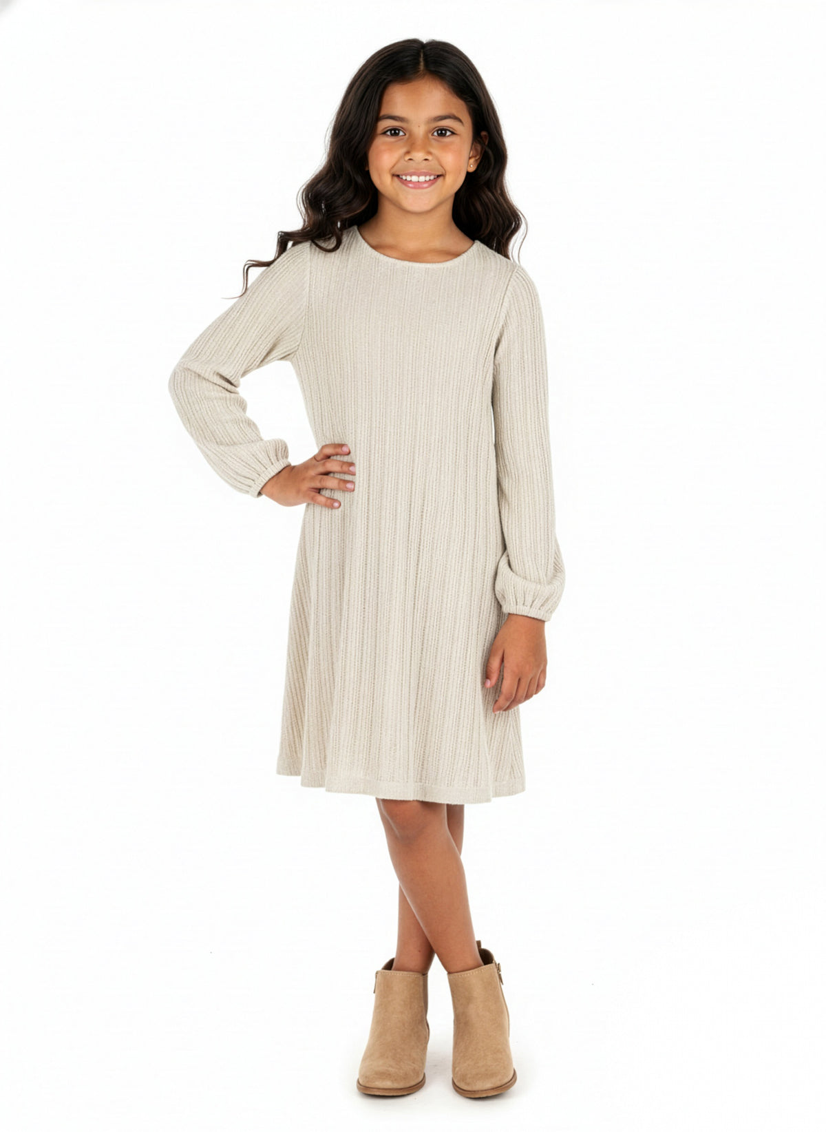 The Payton Knit Dress - Beige