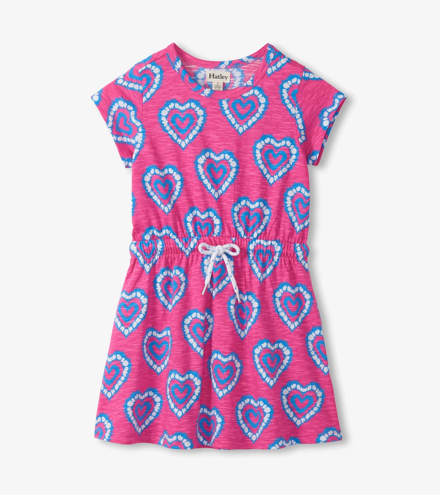 Heart Burst Short Sleeve Dress