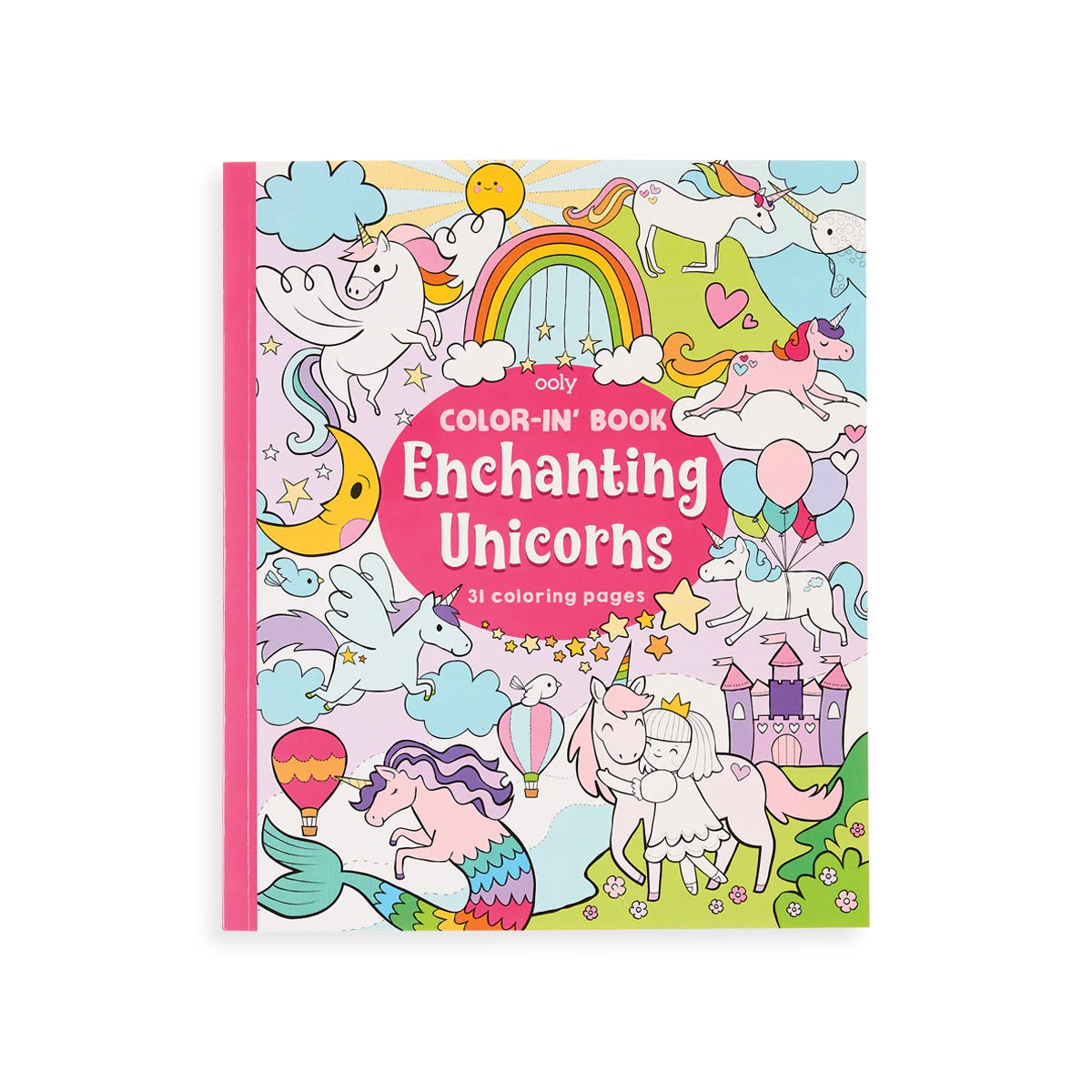 Color-in' Book - Enchanting Unicorns