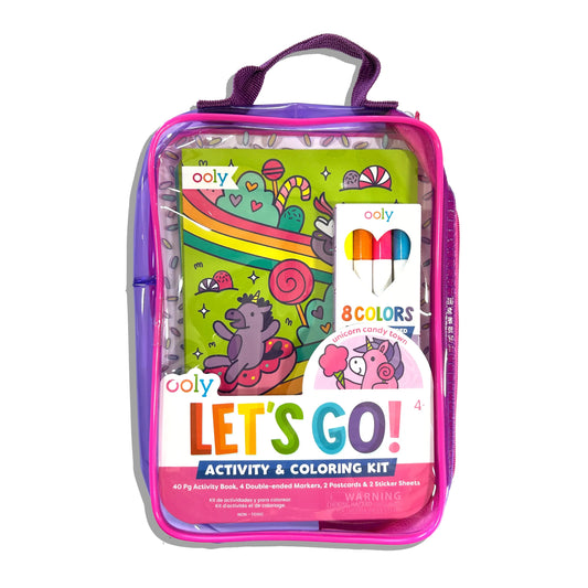 Let's Go!: Activity & Coloring Kit - Unicorns