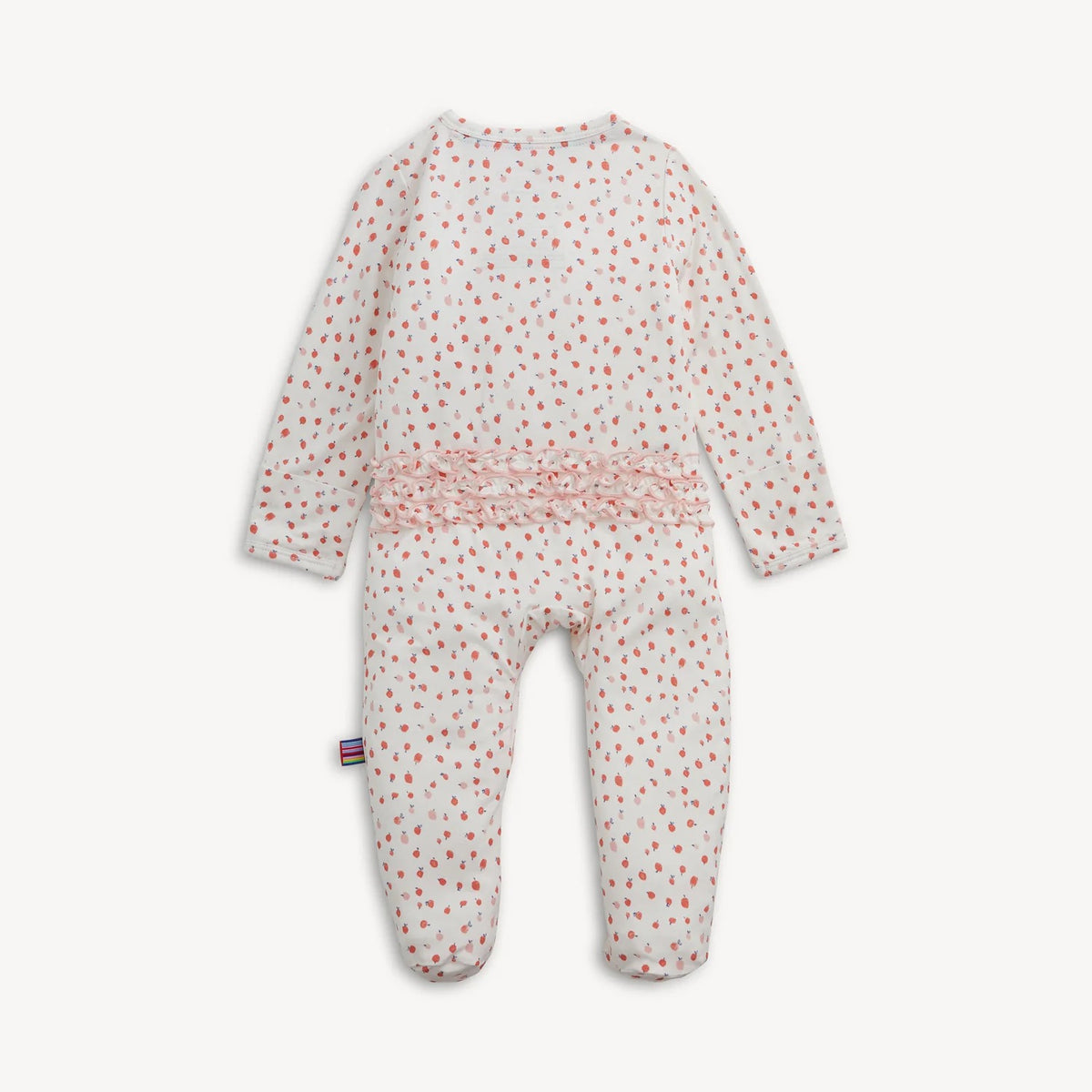 Apple Blossom Ruffle Modal Footie