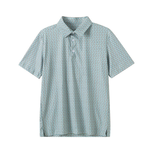 Golden Retriever Print Performance Polo