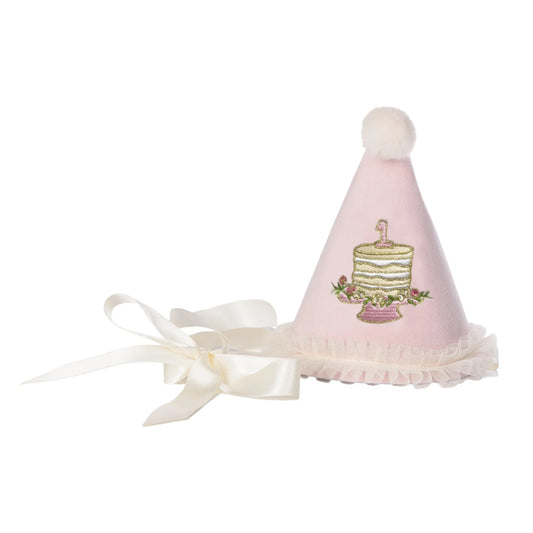Birthday Cake Party Hat - Pink