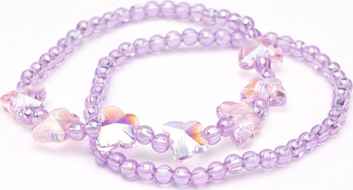 Shimmer Butterfly Bracelet Set