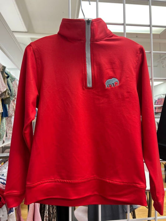 Crimson Elephant 1/4 Zip Pullover
