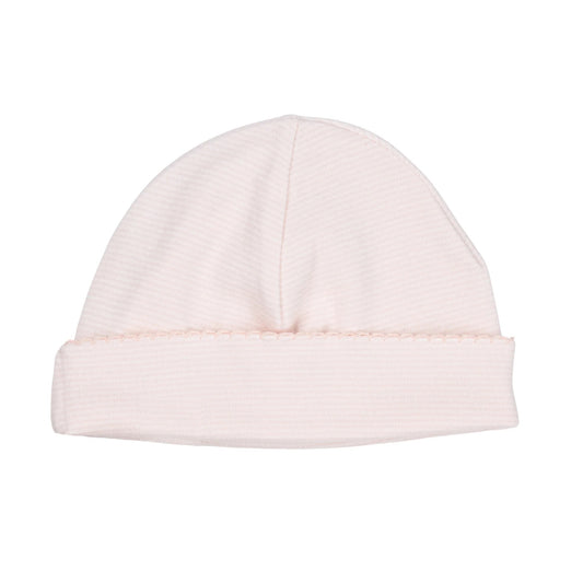Organic Cotton Beanie - Pink Stripe