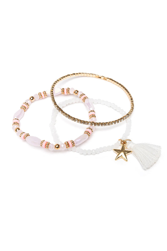 Boutique Rising Star Bracelet Set, 3pcs