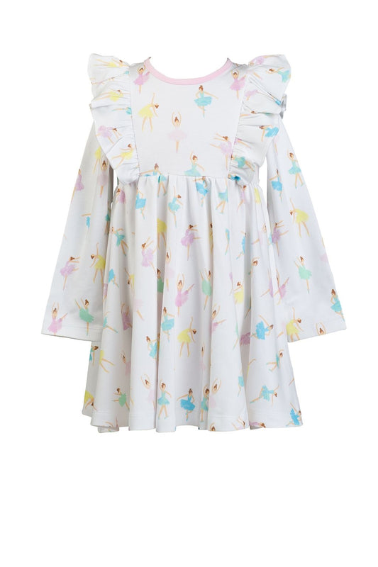 Tutu Long Sleeve Twirl Dress