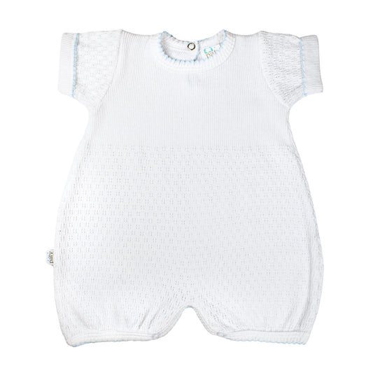 SS Cuffed Bubble - White/Blue