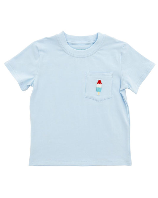 Pocket Tee - Blue Bomb Pop