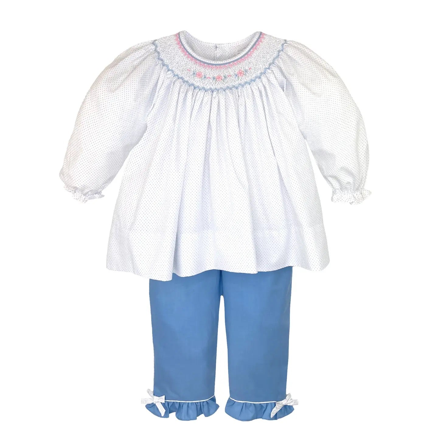 Bishop Smocked Top & Pant Set