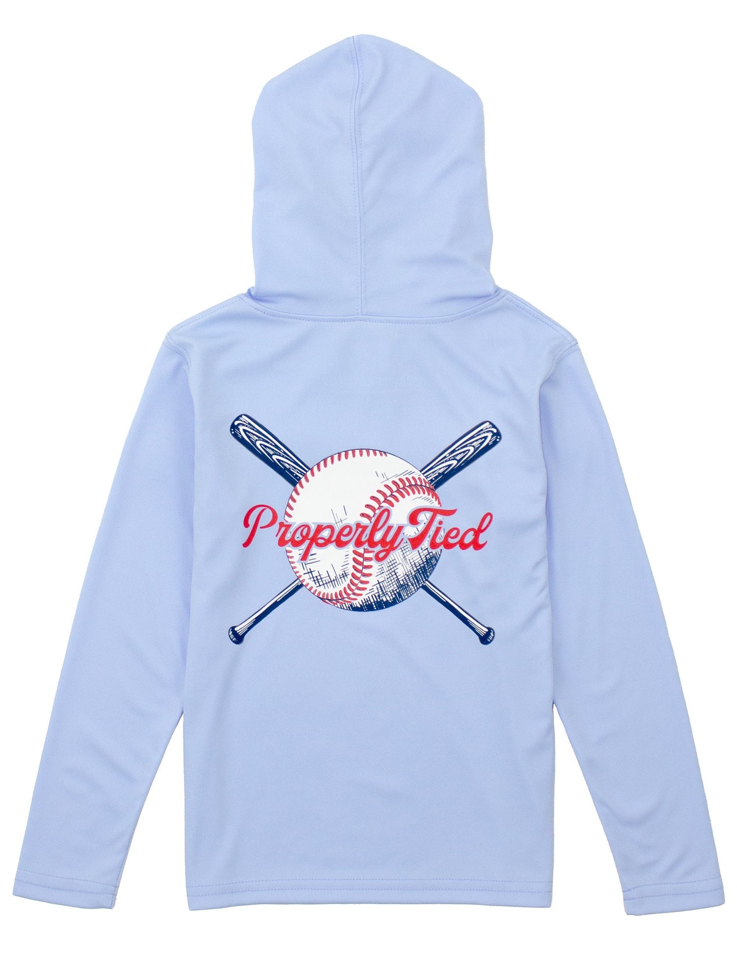 Shade Performance Hoodie - Play Ball Light Blue