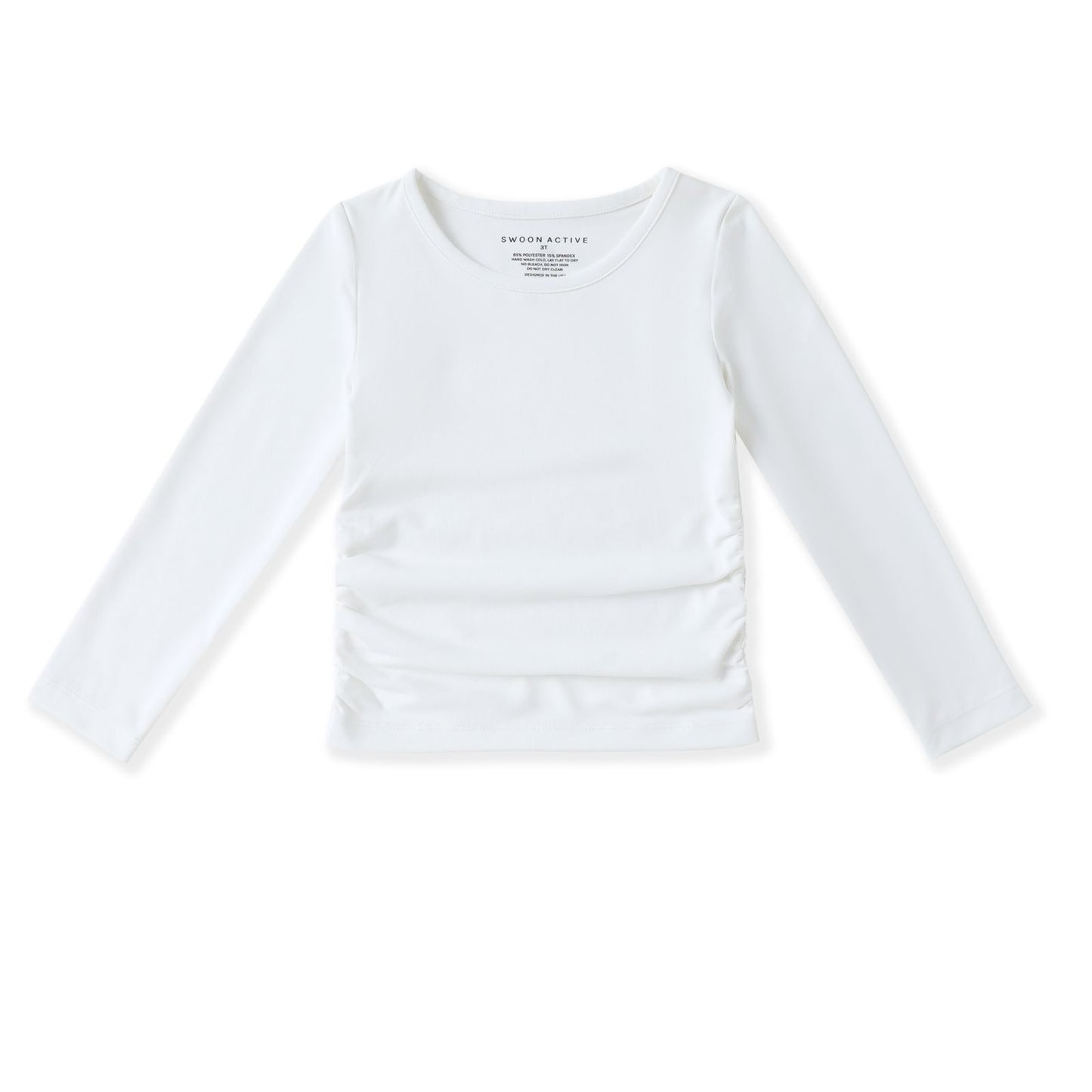 White Ruched Top