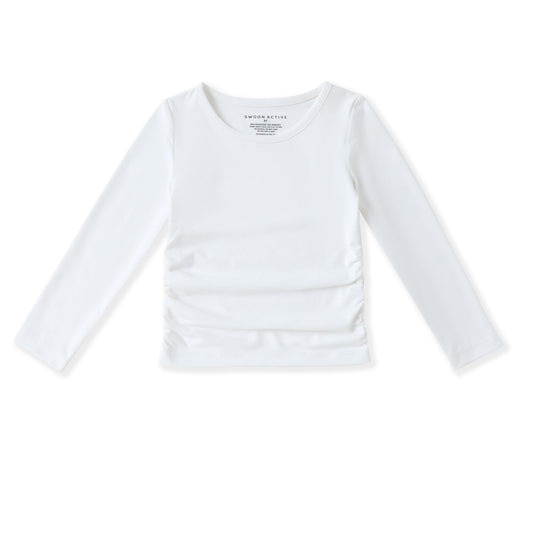 White Ruched Top