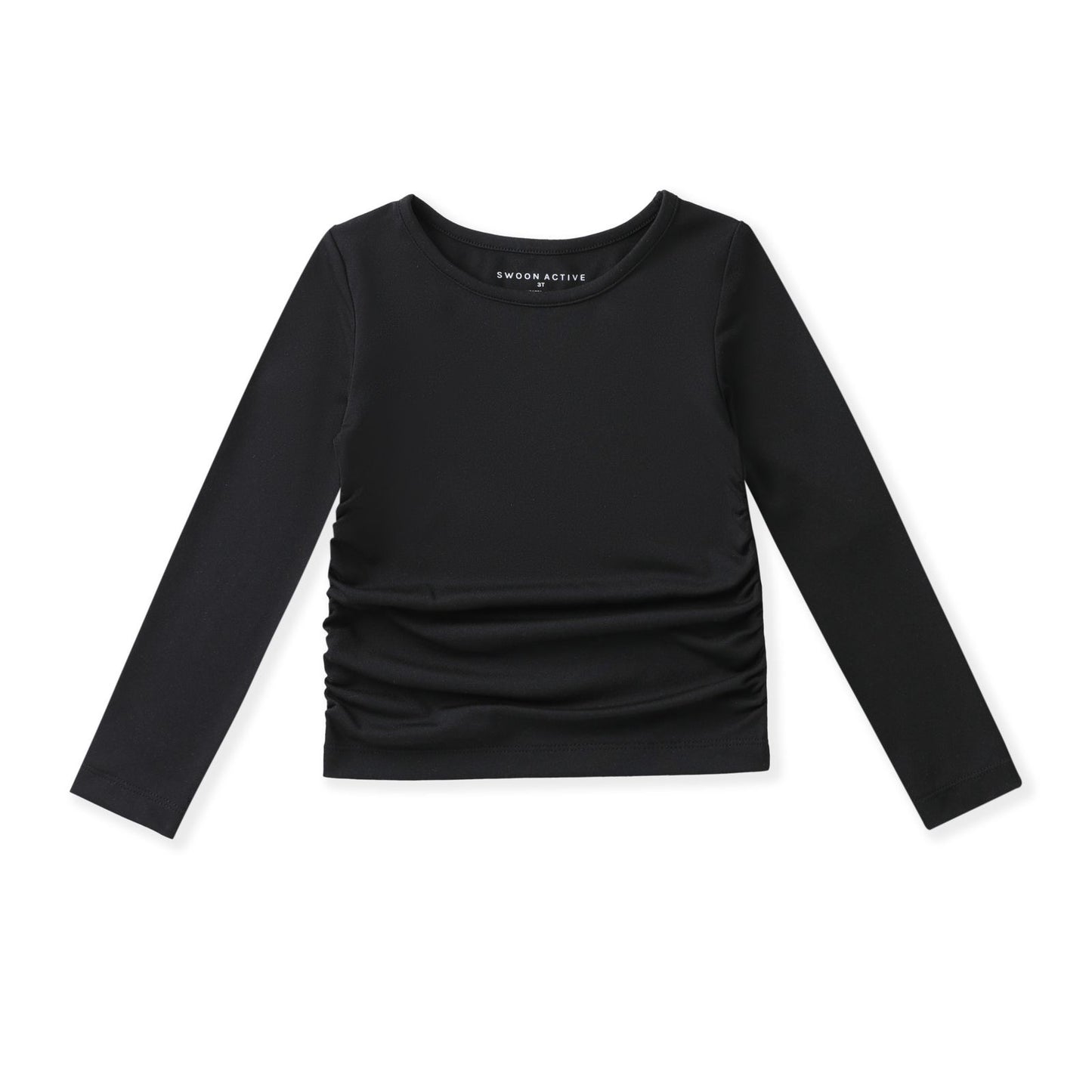 Black Ruched Top