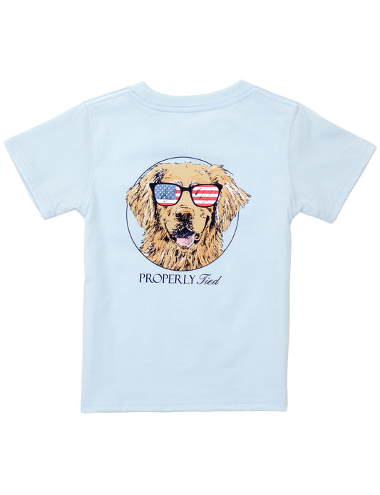 Patriot Dog Short Sleeve Tee