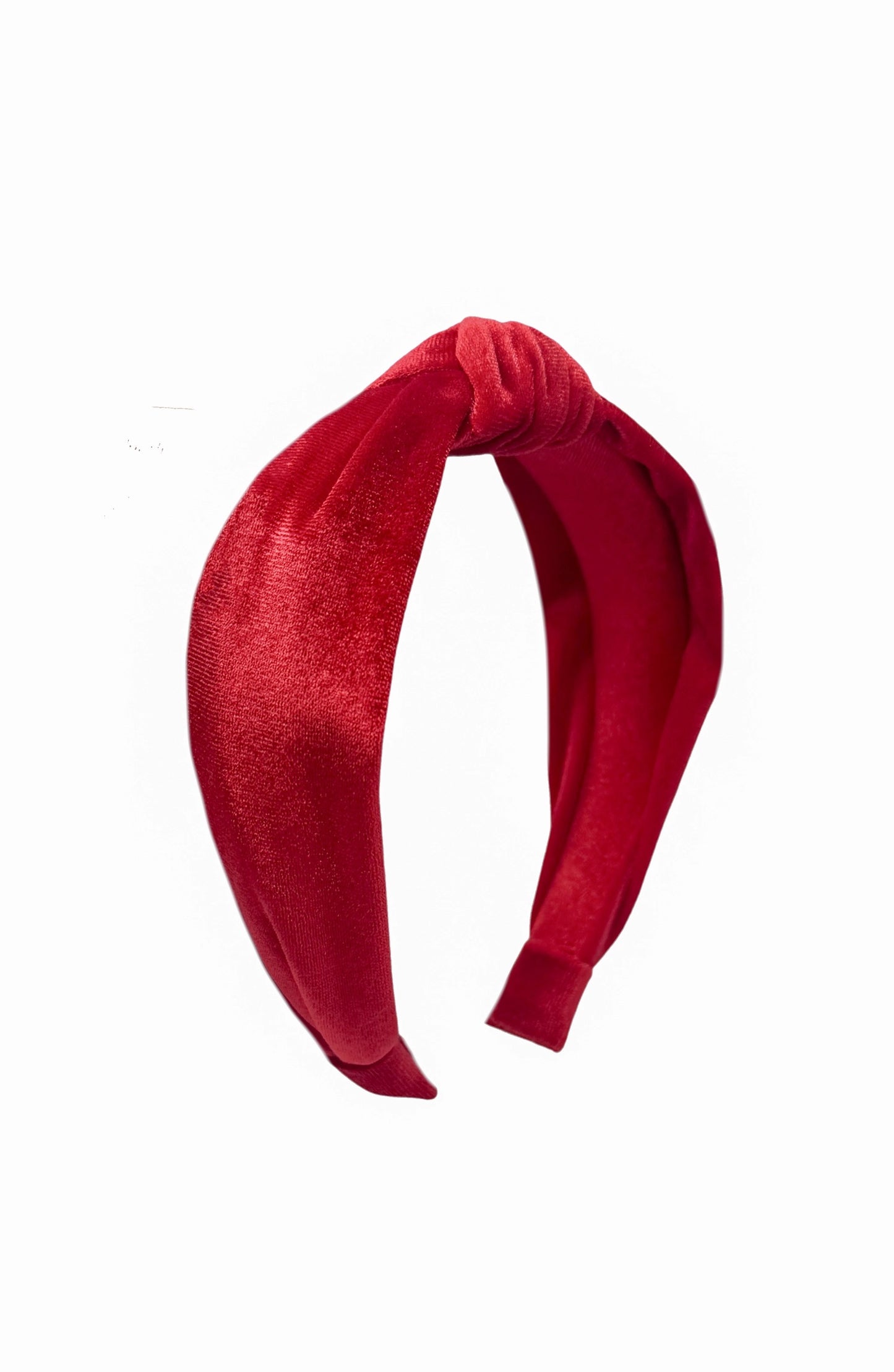 Red Velvet Fabric Knot Headband