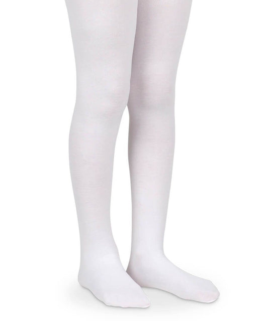 Smooth Microfiber Tights - White