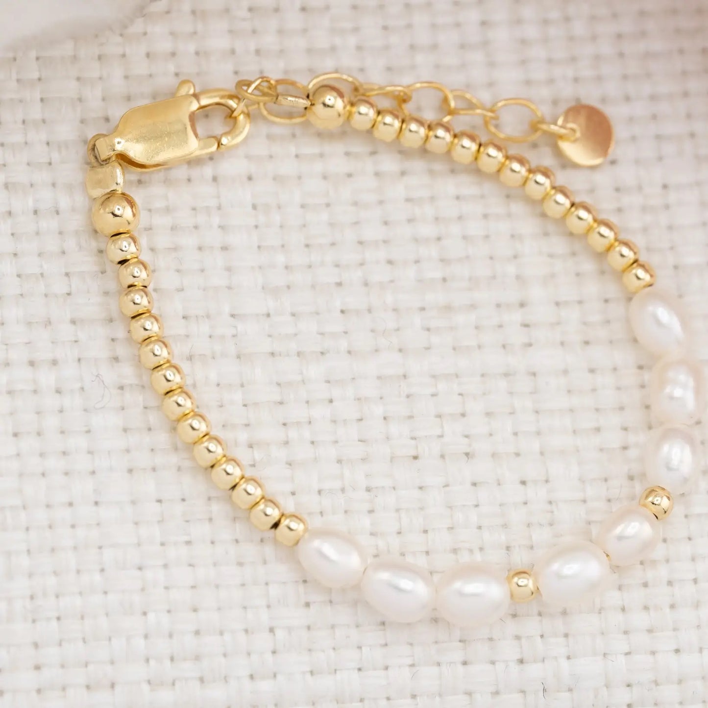 14K Gold-Plated Freshwater PearlBracelet