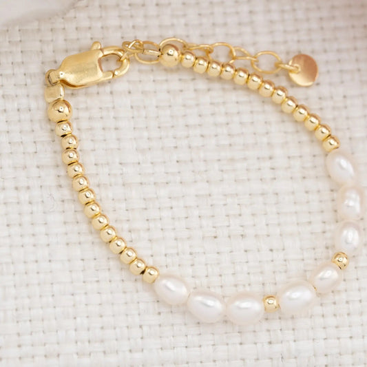 14K Gold-Plated Freshwater PearlBracelet