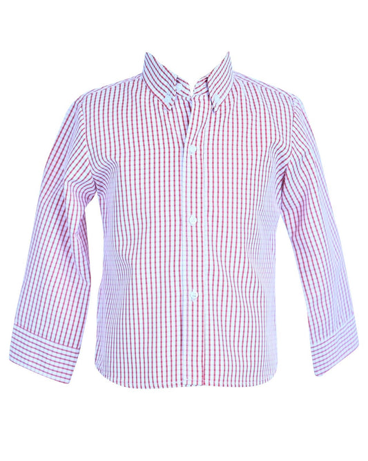 Connor Button Down - Red Game Day