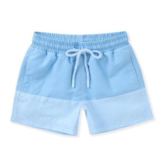 Color Block Swim Trunks