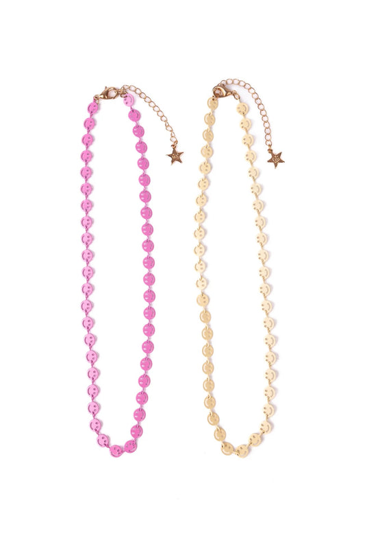 Boutique Chic Pink Lemonade Necklace, Assortment