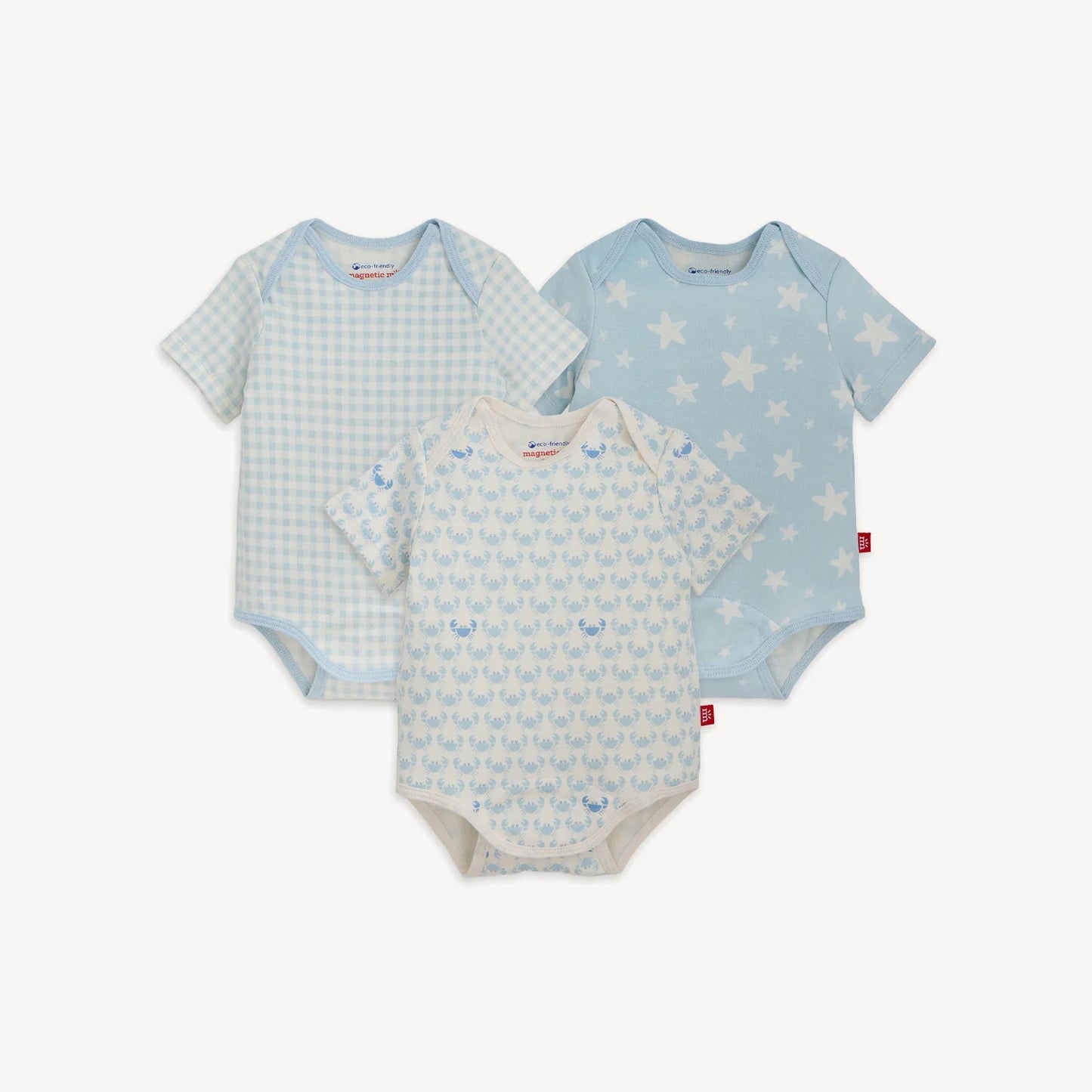 Organic Cotton Bodysuit Bundle - Blue Multi