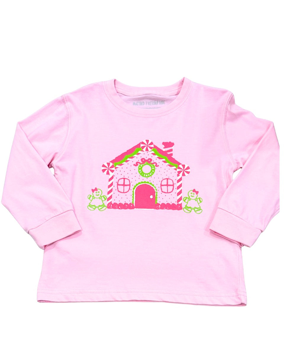 Pink Gingerbread House T-Shirt