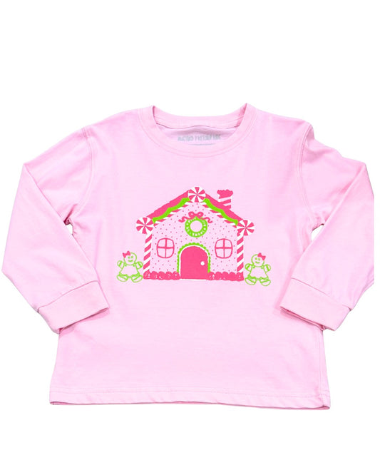 Pink Gingerbread House T-Shirt