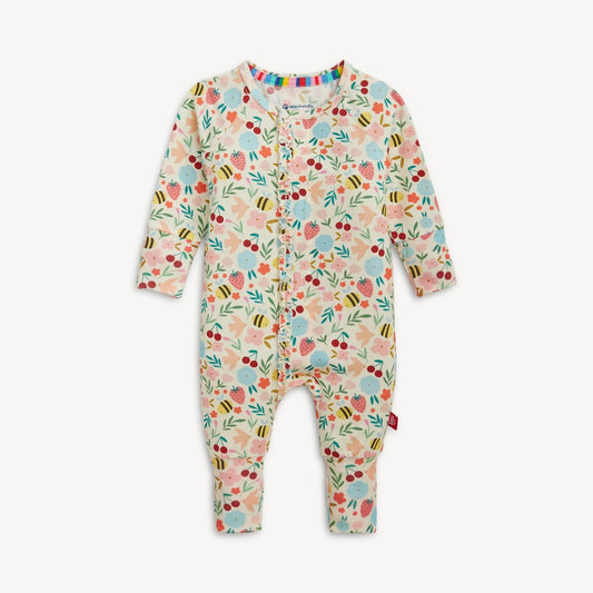 Honey Blossom Modal Magnetic Ruffle Conv Coverall