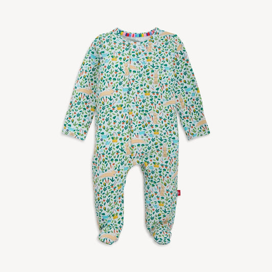 Bunny Garden Modal Magnetic Footie