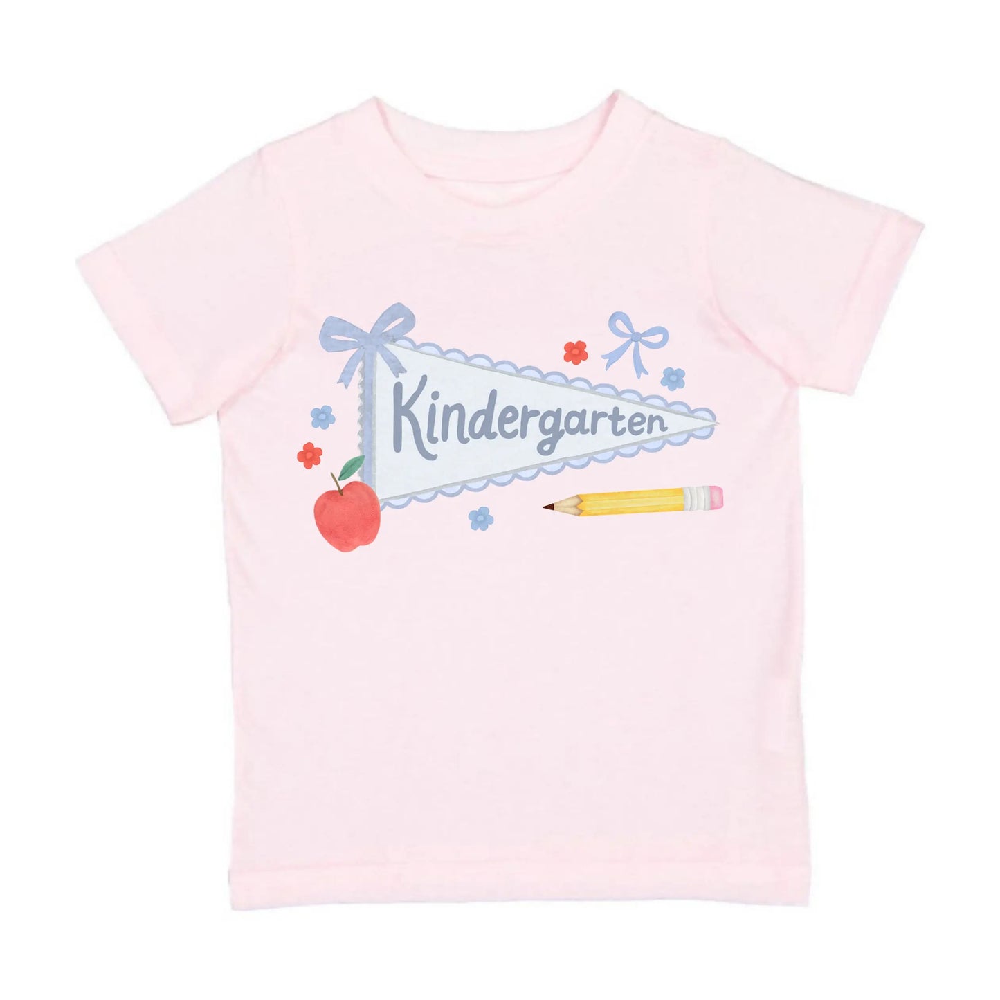 Kindergarten Pennant Short Sleeve T-Shirt