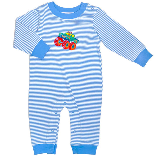 Monster Truck Applique Romper
