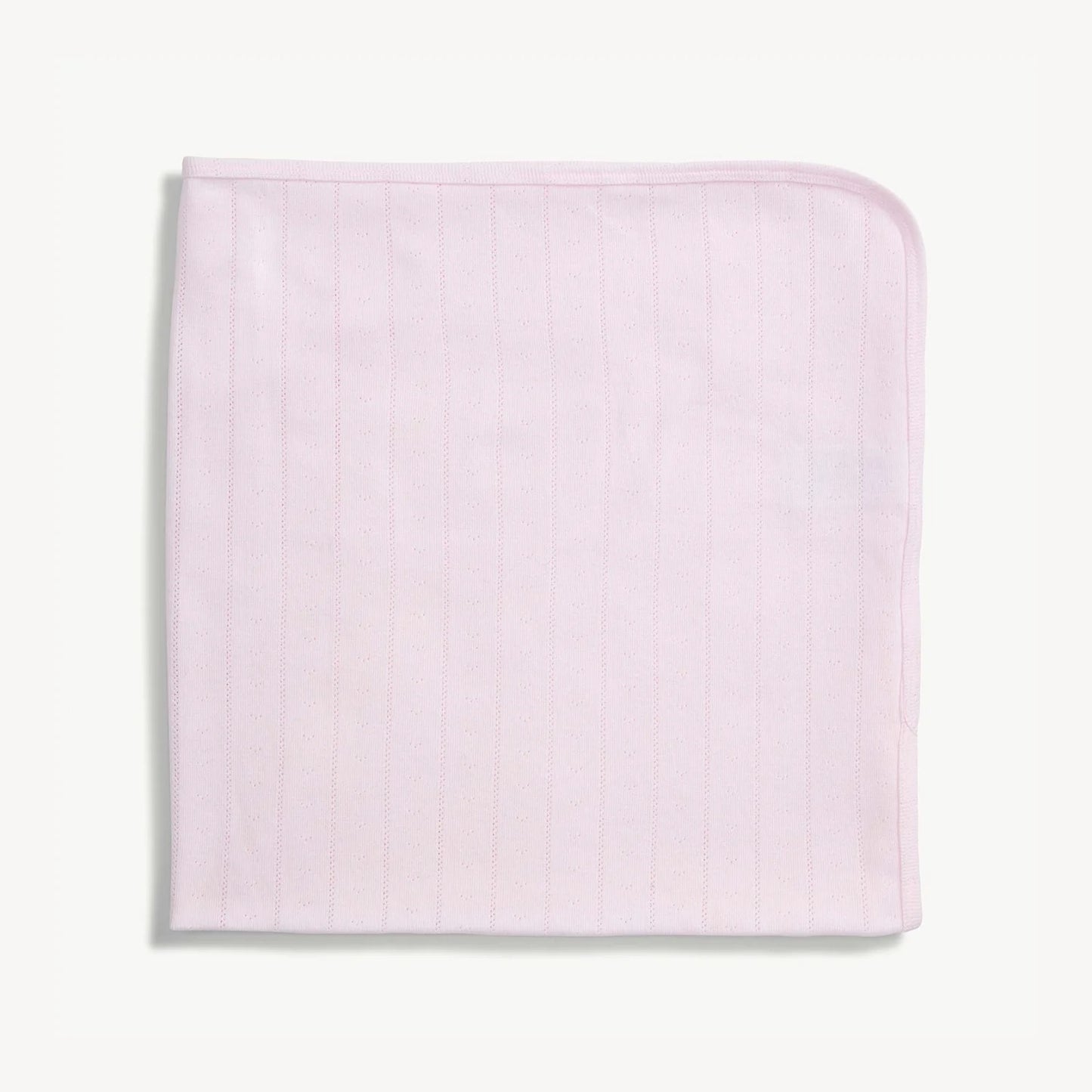 Love Lines Pink Baby Blanket