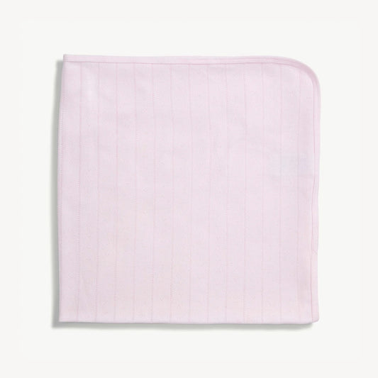Love Lines Pink Baby Blanket