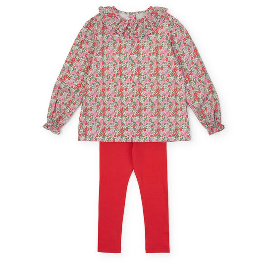 Emma Legging Set - Floral Noel