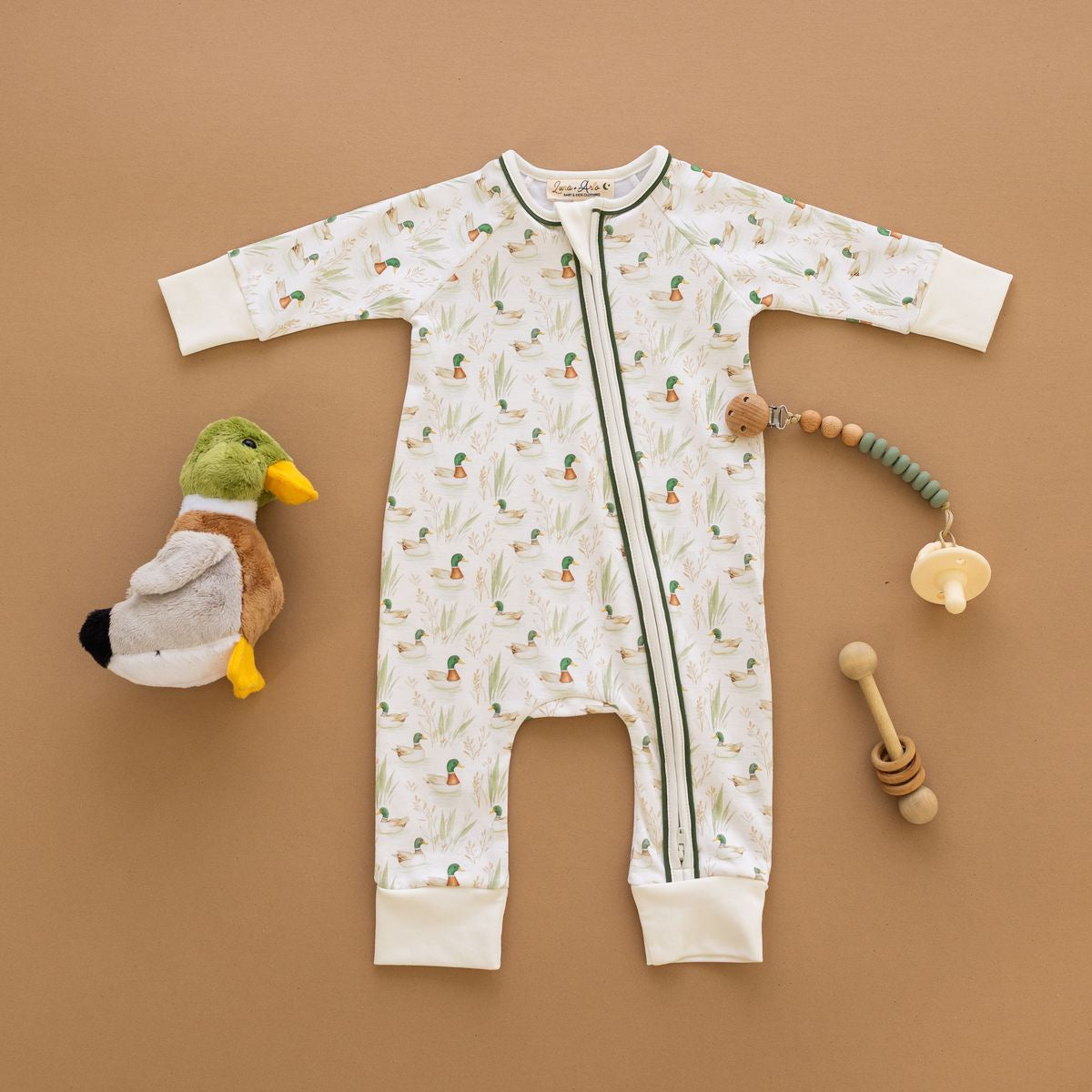 Mallard's Pond Zip Playsuit